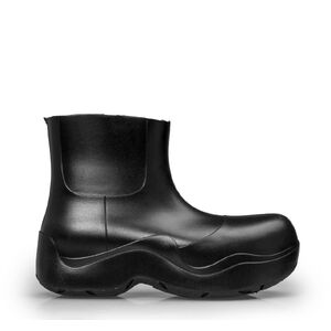 Στρογγυλό χυτό γαλοτσάκι puddle boot, μαύρο